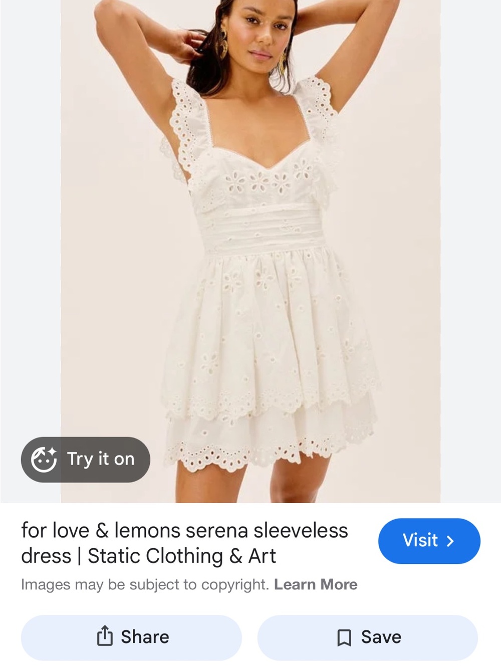 For Love & Lemons Mini Dress
